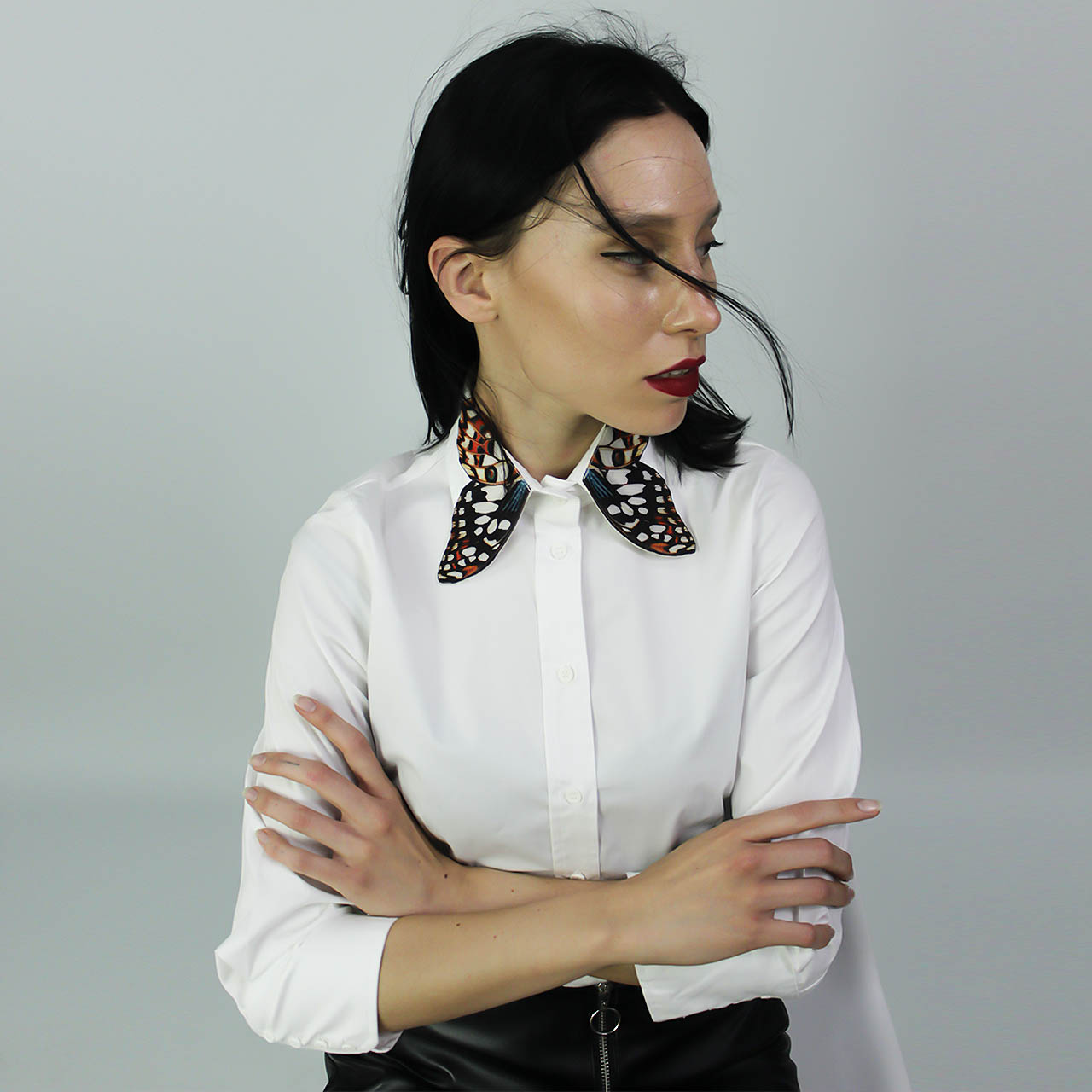 Blusa Cuello Mariposa Rey Piña